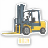 Voorlichting cartoon sticker (Voorkant)