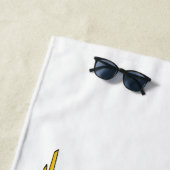 Voorlichting cartoon strandlaken (In situ)