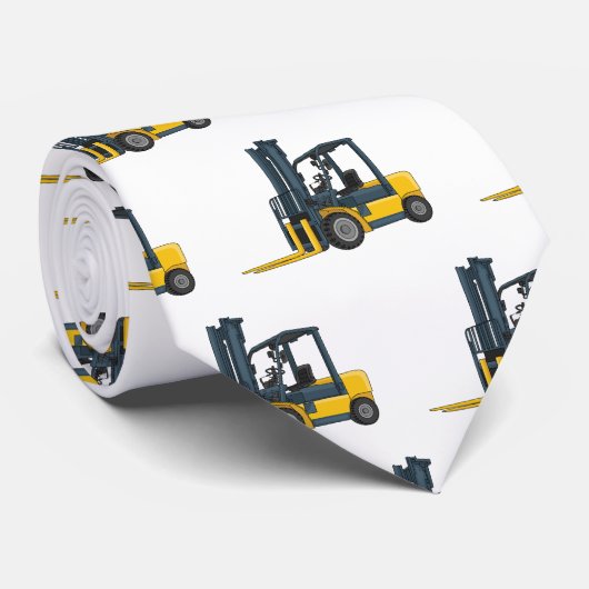 Voorlichting cartoon stropdas (Opgerold)