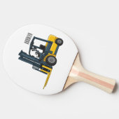 Voorlichting cartoon tafeltennisbatje (Zijkant)
