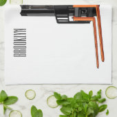 Voorlichting cartoon theedoek (Gevouwen)