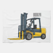 Voorlichting cartoon theedoek (Horizontaal)