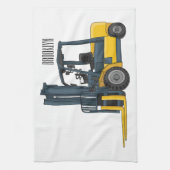 Voorlichting cartoon theedoek (Verticaal)