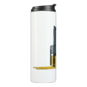 Voorlichting cartoon thermosbeker (Gedraaid links)