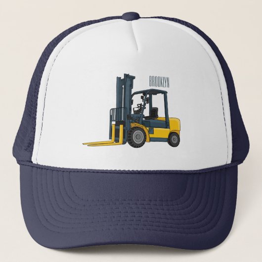Voorlichting cartoon trucker pet (Voorkant)