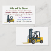 Voorlichting cartoon visitekaartje (Voorkant / Achterkant)