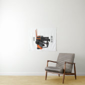 Voorlichting cartoon wandkleed (In Situ (horizontaal))