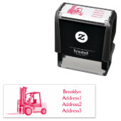 Voorlichting cartoon zelfinktende stempel (In situ)