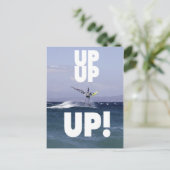 Voorlichting in het Briefkaart van de lucht (Staand voorkant)