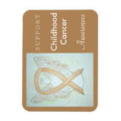 Voorlichting kinderkanker Angel Custom Magnet Magneet (Verticaal)