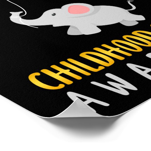 Voorlichting kinderkanker poster (Hoek)