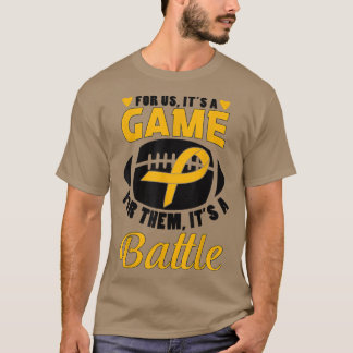 Voorlichting kinderkanker voor hen Het is een stri T-shirt