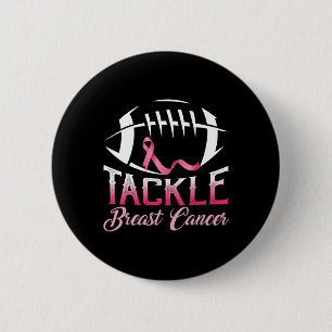 Voorlichting over borstkanker - Amerikaans Footbal Ronde Button 5,7 Cm
