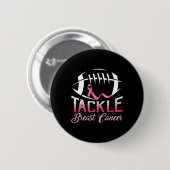 Voorlichting over borstkanker - Amerikaans Footbal Ronde Button 5,7 Cm (Voorkant /achterkant)
