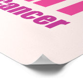 Voorlichting over borstkanker medisch poster (Hoek)