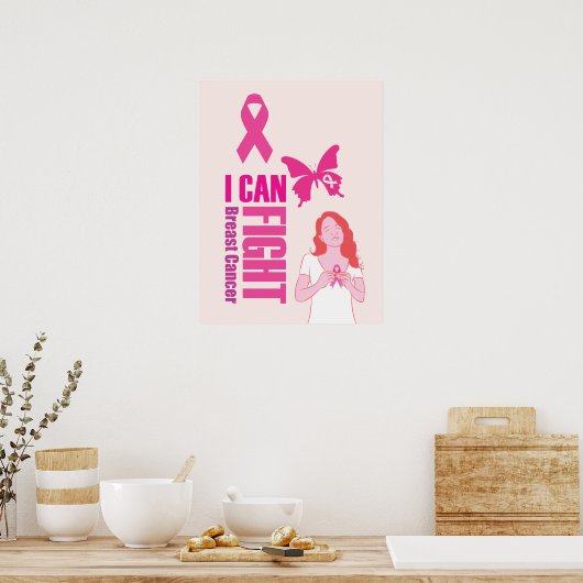 Voorlichting over borstkanker medisch poster (Keuken)