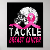 Voorlichting over borstkanker Overlevende Football Poster (Voorkant)