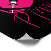 Voorlichting over borstkanker Overlevende Football Poster (Hoek)