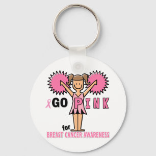 Voorlichting over borstkanker sleutelhanger