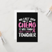 Voorlichting over borstkanker Vorige dag chemo Kaart (Voorkant / Achterkant in situ)