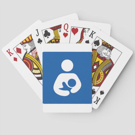 Voorlichting over borstvoeding pokerkaarten (Achterkant)