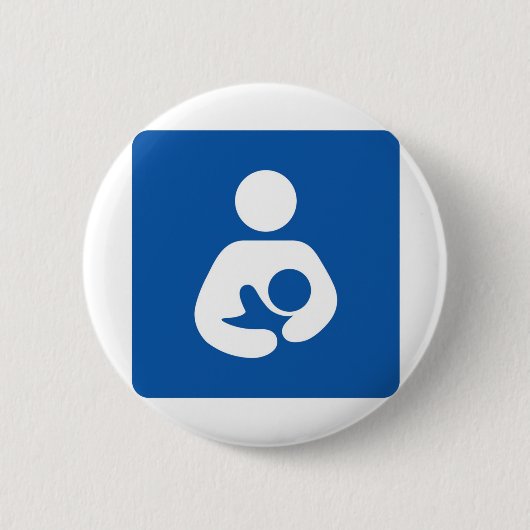 Voorlichting over borstvoeding ronde button 5,7 cm (Voorkant)