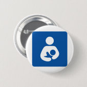 Voorlichting over borstvoeding ronde button 5,7 cm (Voorkant /achterkant)