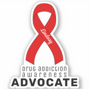 Voorlichting over drugsverslaving sticker
