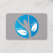 voorlichting over geestelijke gezondheid visitekaartje (Achterkant)