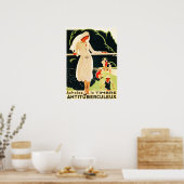 Voorlichting over kinderen en tuberculose Oude Fra Poster (Keuken)