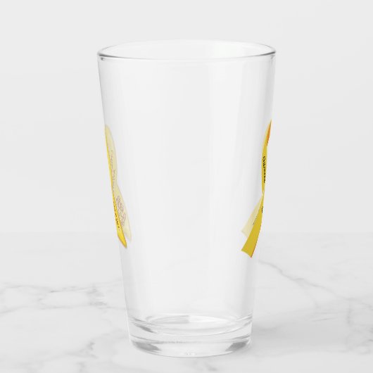 Voorlichting over kinderkanker glas (Rechts)