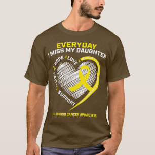 Voorlichting over kinderkanker in het geheugen van t-shirt