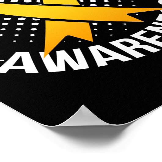 Voorlichting over kinderkanker poster (Hoek)