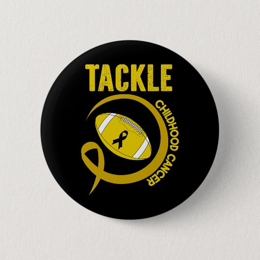 voorlichting over kinderkanker september kanker ronde button 5,7 cm (Voorkant)