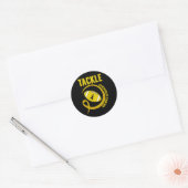 voorlichting over kinderkanker september kanker ronde sticker (Envelop)
