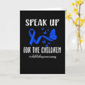 Voorlichting over kindermisbruik Kindermisbruikpre Kaart (Gele Bloem)