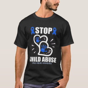 Voorlichting over kindermisbruik stoppen t-shirt
