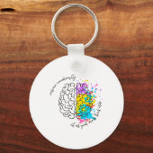 Voorlichting over neurodiversiteit sleutelhanger (Voorkant)