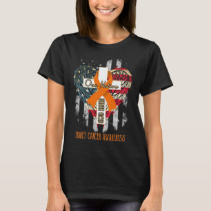 voorlichting over nierkanker een natie onder god t-shirt