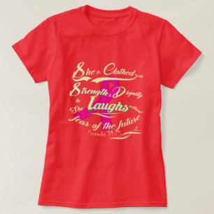 Voorlichting over ongeboren kanker t-shirt