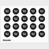 Voorlichting over overdosering ronde sticker (Vel)