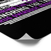 Voorlichting over overdosering van geneesmiddelen  poster (Hoek)