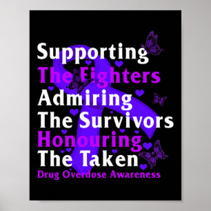 Voorlichting over overdosering van geneesmiddelen poster