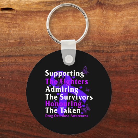 Voorlichting over overdosering van geneesmiddelen  sleutelhanger (Achterkant)