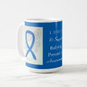 Voorlichting over pesten Ribbon Angel Mok (Voorkant links)