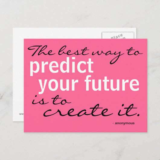 Voorlichtingsactie - Briefkaart (Voorkant / Achterkant)