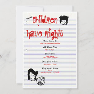 Voorlichtingscampagne over kinderrechten kaart