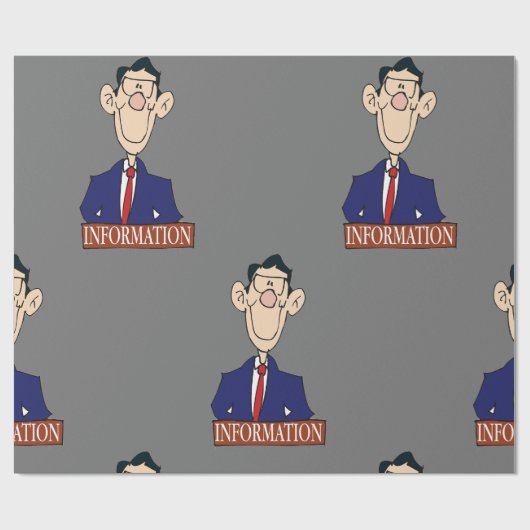 Voorlichtingsfunctionaris Cadeaupapier (Vlak)