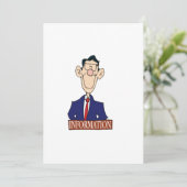 Voorlichtingsfunctionaris Kaart (Staand voorkant)