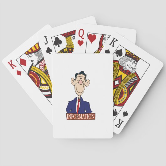 Voorlichtingsfunctionaris Pokerkaarten (Achterkant)